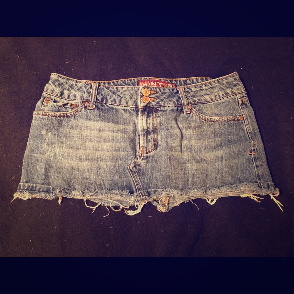 Hint jean skirt size 11